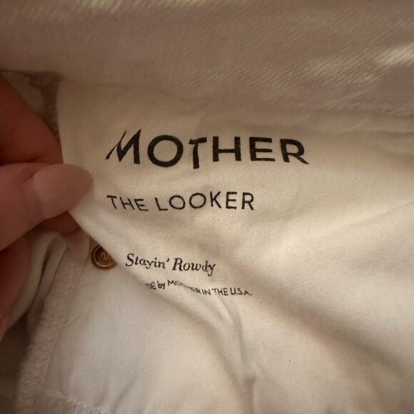 MOTHER white the Looker distressed skinny jeans size 27 - Picture 9 of 15